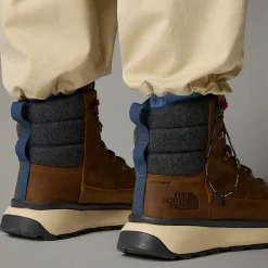 Botas De Nieve Impermeables De Piel Bergen Para Hombre-The North Face Discount