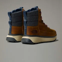 Botas De Nieve Impermeables De Piel Bergen Para Hombre-The North Face Discount