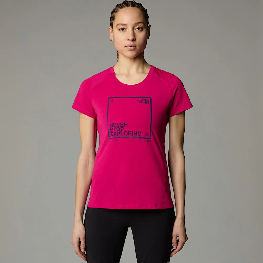 Camiseta Con Estampado Gráfico Lightning Para Mujer-The North Face