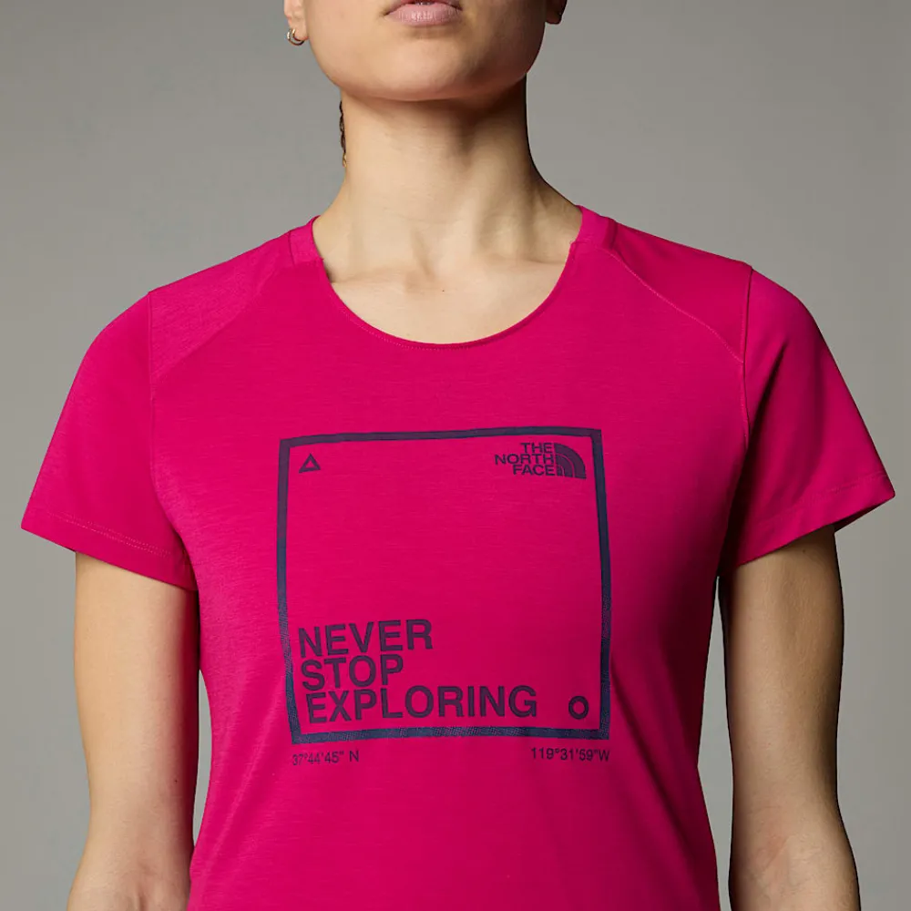 Camiseta Con Estampado Gráfico Lightning Para Mujer-The North Face
