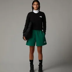 Camiseta Corta De Manga Larga Simple Dome Para Mujer-The North Face