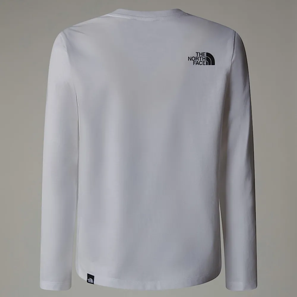 Camiseta De Mana Larga Easy Para Niños-The North Face Hot