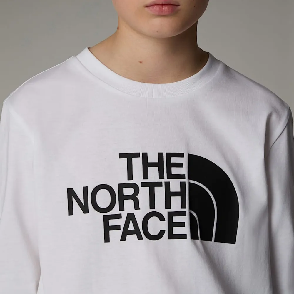 Camiseta De Mana Larga Easy Para Niños-The North Face Hot