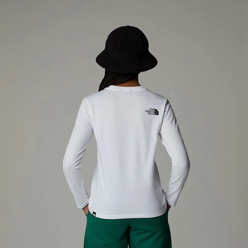 Camiseta De Mana Larga Easy Para Niños-The North Face Hot