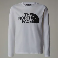Camiseta De Mana Larga Easy Para Niños-The North Face Hot