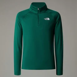 Camiseta De Manga Larga Con Cremallera De 1/4 Never Stop Para Jóvenes-The North Face Hot