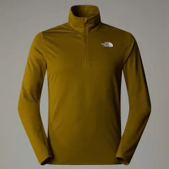 Camiseta De Manga Larga Con Cremallera De 1/4 24/7para Hombre-The North Face New