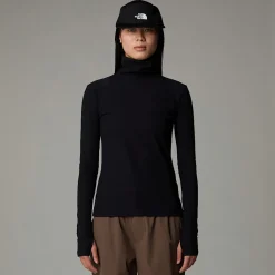 Camiseta De Manga Larga Con Cuello Alto Para Mujer-The North Face Best
