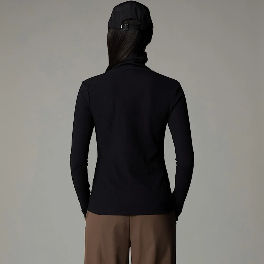 Camiseta De Manga Larga Con Cuello Alto Para Mujer-The North Face Best