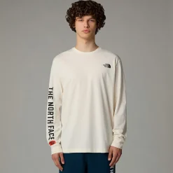 Camiseta De Manga Larga Con Estampado Gráfico Varsity Para Hombre-The North Face Outlet