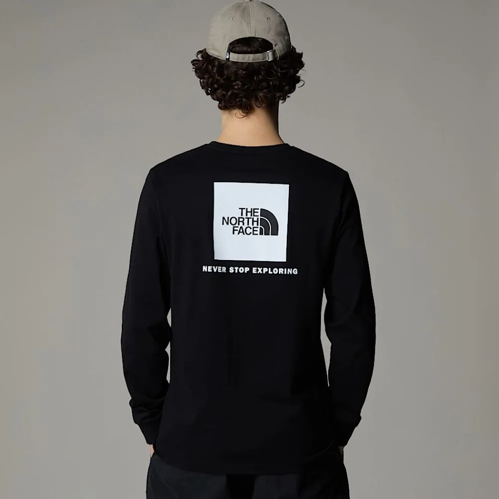 Camiseta De Manga Larga Red Box Para Hombre-The North Face Best
