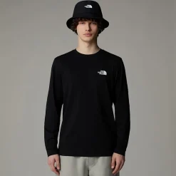 Camiseta De Manga Larga Simple Dome Para Hombre-The North Face New