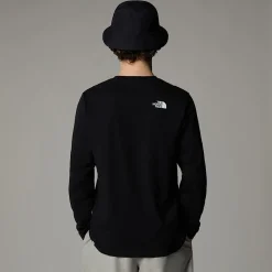 Camiseta De Manga Larga Simple Dome Para Hombre-The North Face New