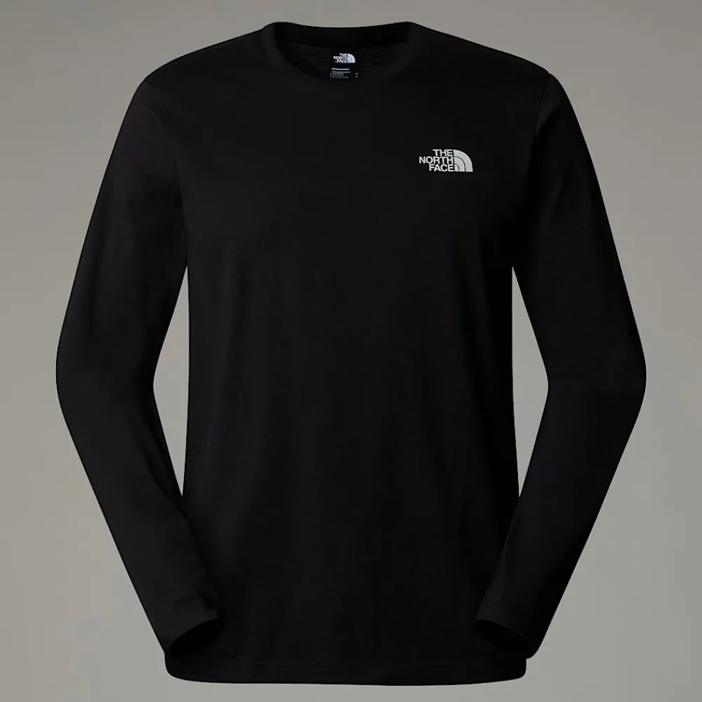 Camiseta De Manga Larga Simple Dome Para Hombre-The North Face New