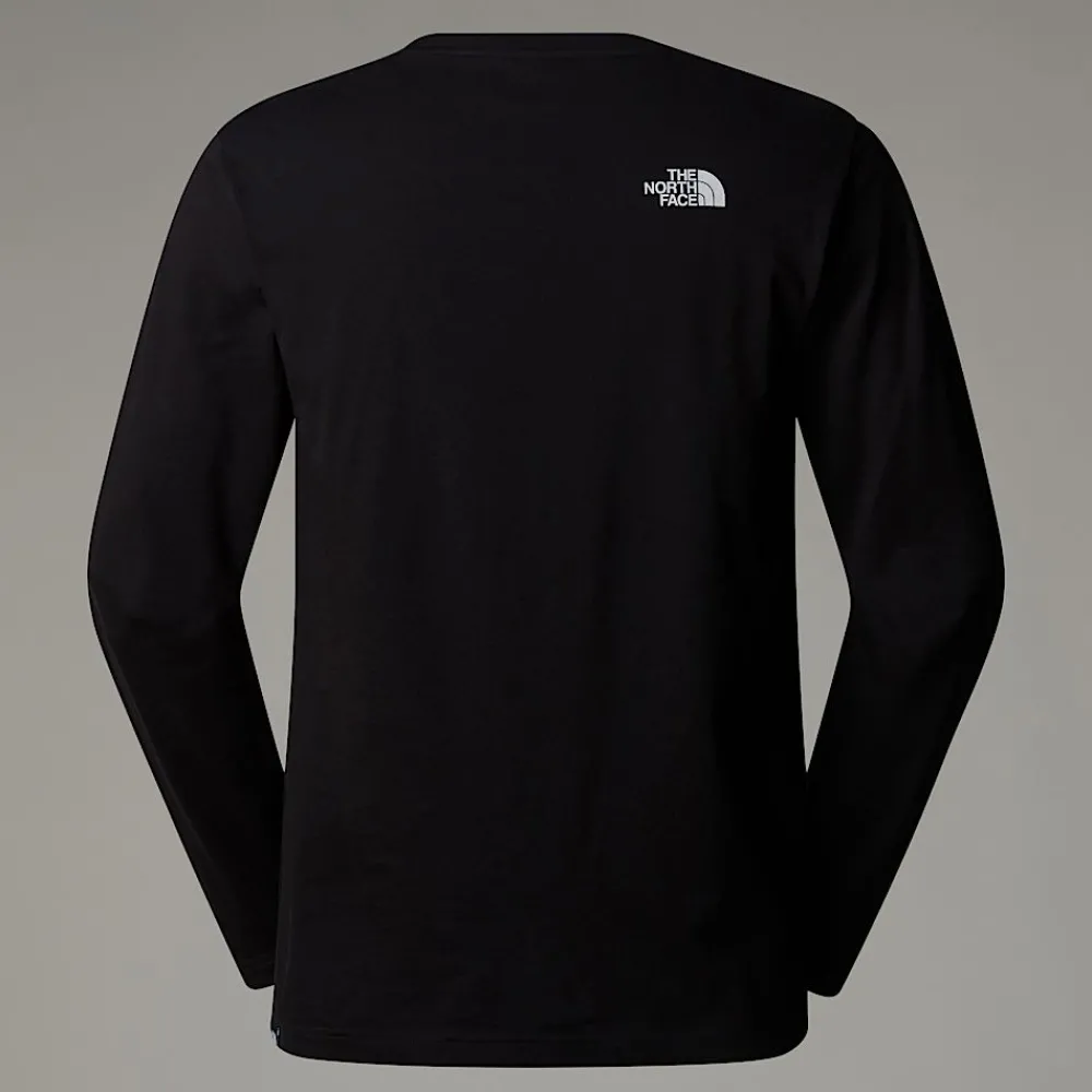 Camiseta De Manga Larga Simple Dome Para Hombre-The North Face New