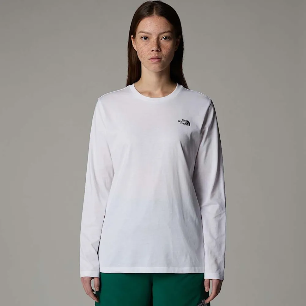 Camiseta De Manga Larga Simple Dome Para Mujer-The North Face New