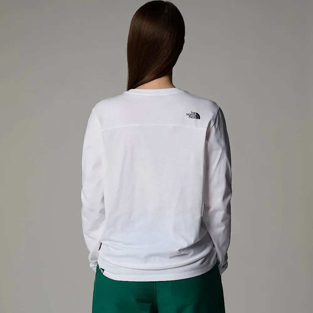 Camiseta De Manga Larga Simple Dome Para Mujer-The North Face New