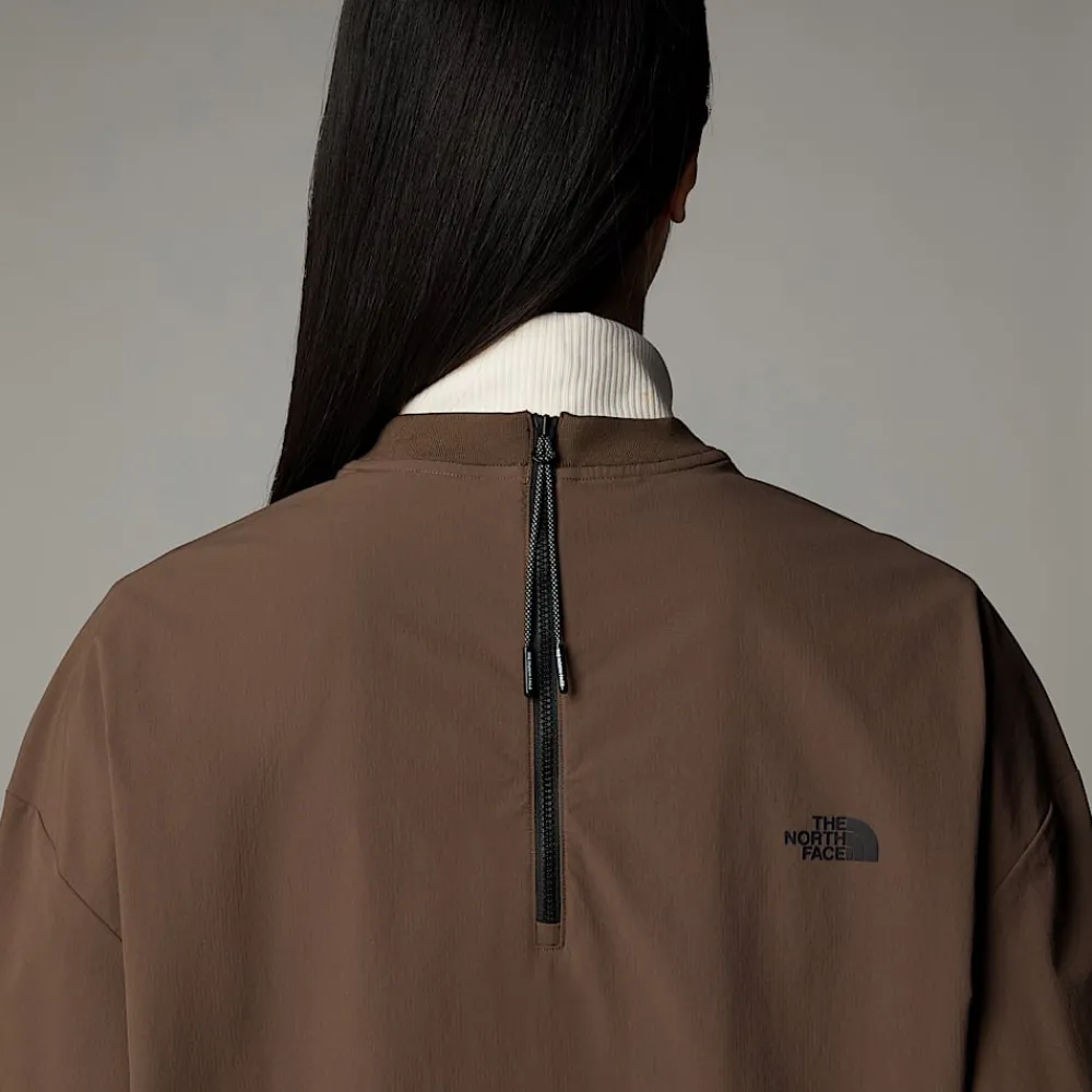 Camiseta De Tela De Manga Larga Para Mujer-The North Face
