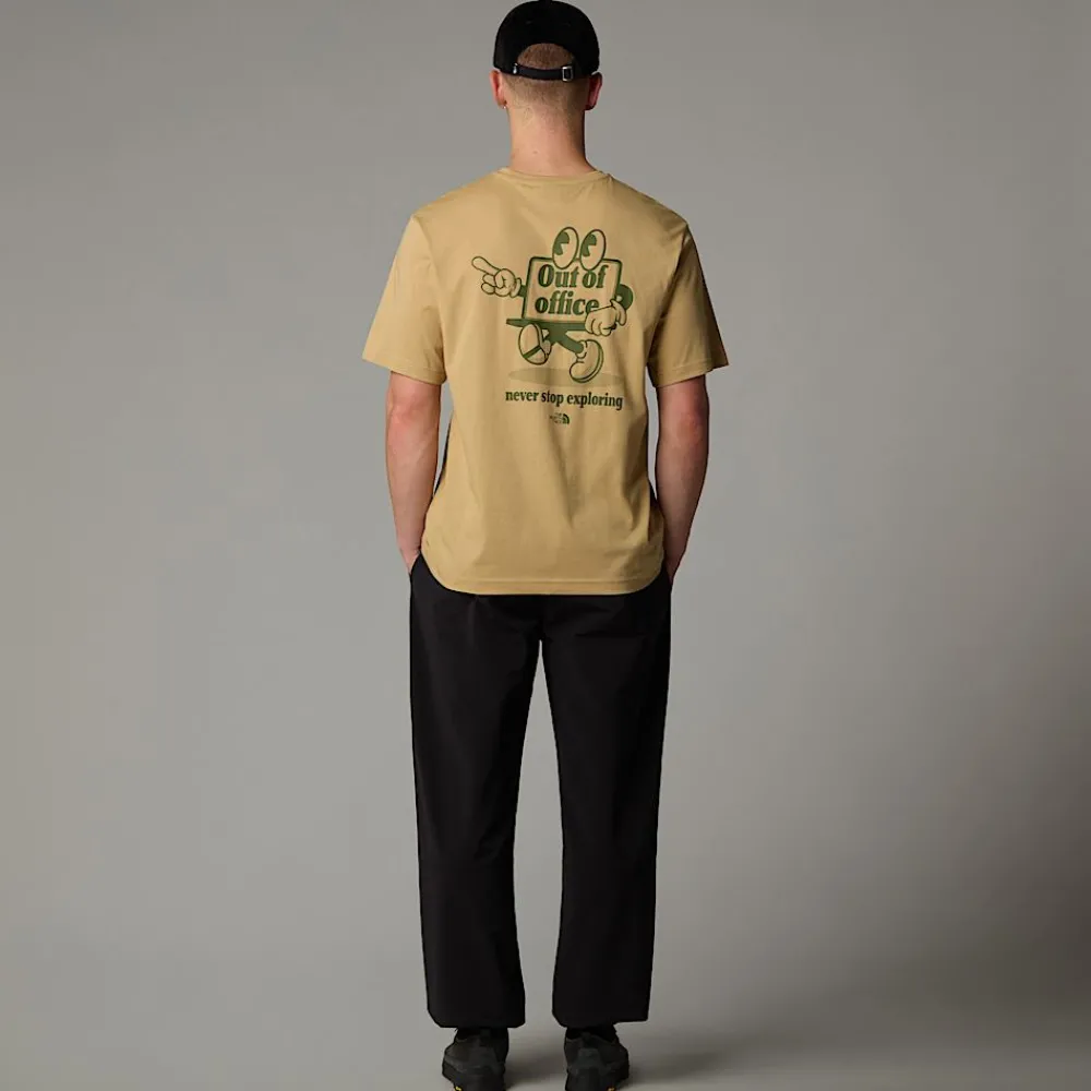 Camiseta Holgada Cartoon Para Hombre-The North Face Best