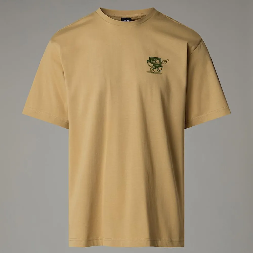 Camiseta Holgada Cartoon Para Hombre-The North Face Best