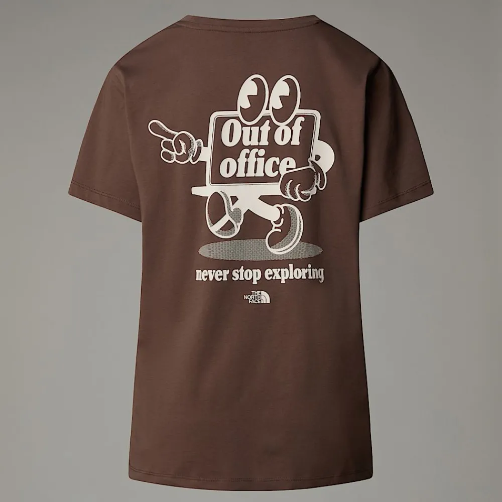 Camiseta Holgada Cartoon Para Mujer-The North Face