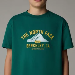 Camiseta Holgada Con Estampado Gráfico Varsity Para Jóvenes-The North Face Online