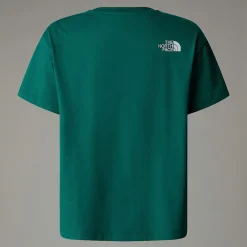 Camiseta Holgada Con Estampado Gráfico Varsity Para Jóvenes-The North Face Online