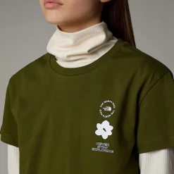 Camiseta Holgada Con Estampado Gráfico Flower Para Niña-The North Face Best
