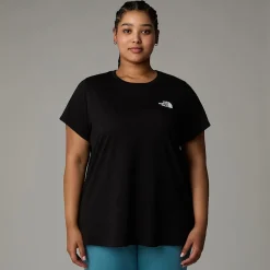 Camiseta Simple Dome De Talla Grande Para Mujer-The North Face