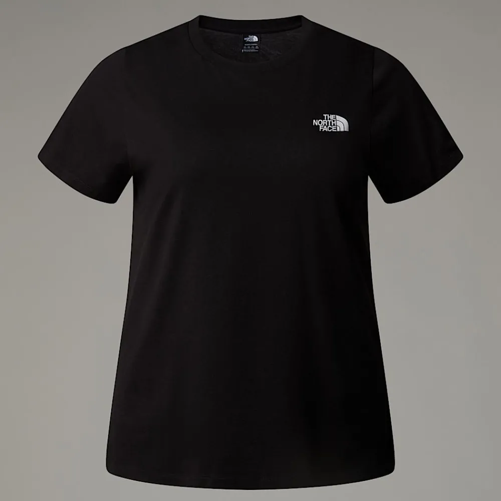 Camiseta Simple Dome De Talla Grande Para Mujer-The North Face