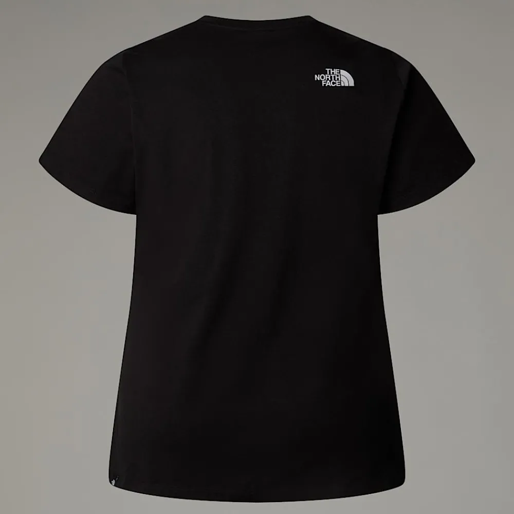 Camiseta Simple Dome De Talla Grande Para Mujer-The North Face