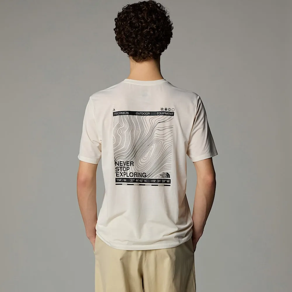 Camiseta Topographic Foundation Para Hombre-The North Face Hot