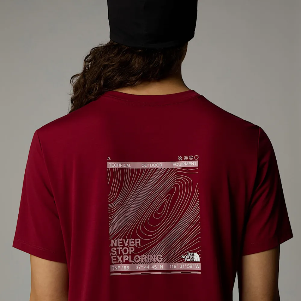 Camiseta Topographic Foundation Para Mujer-The North Face