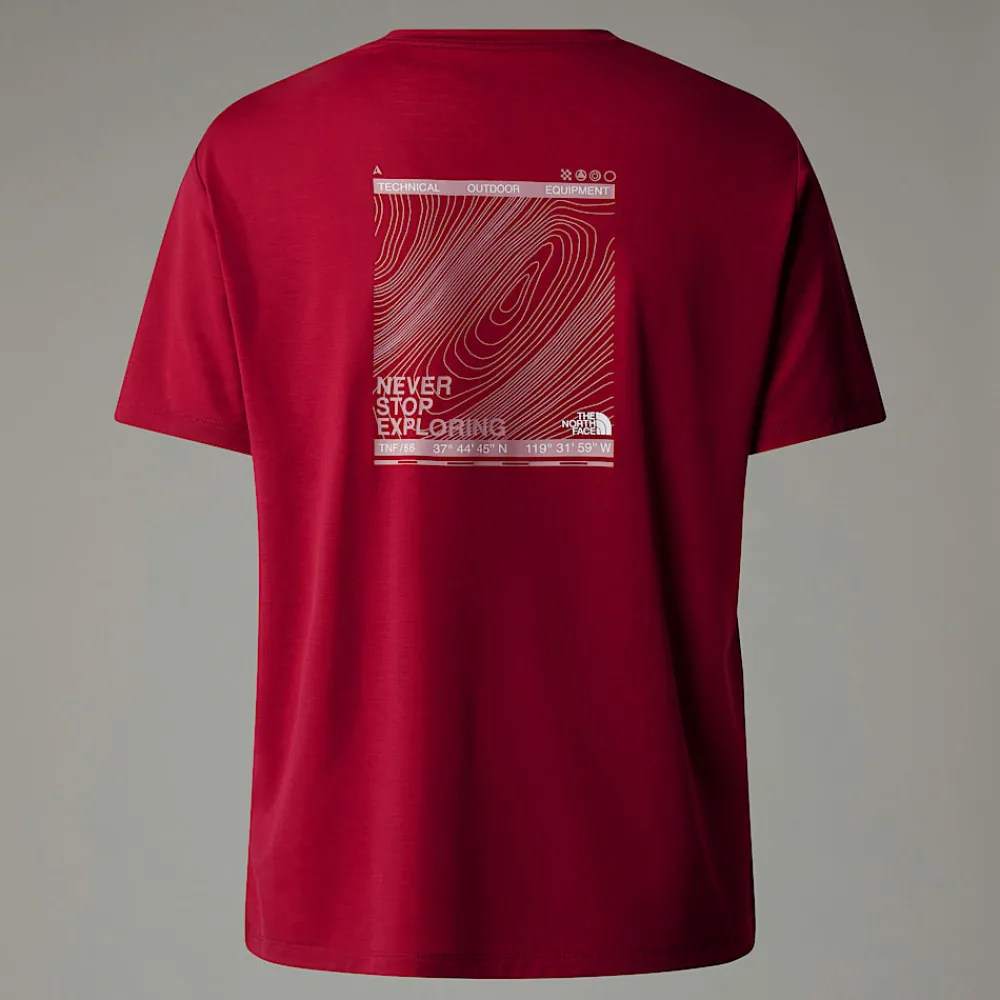Camiseta Topographic Foundation Para Mujer-The North Face