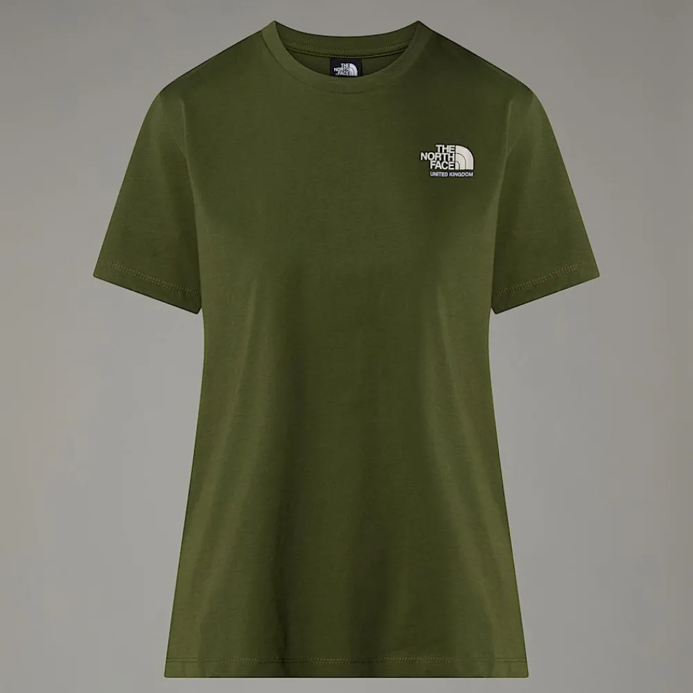 Camiseta UK Redbox Para Mujer-The North Face Hot