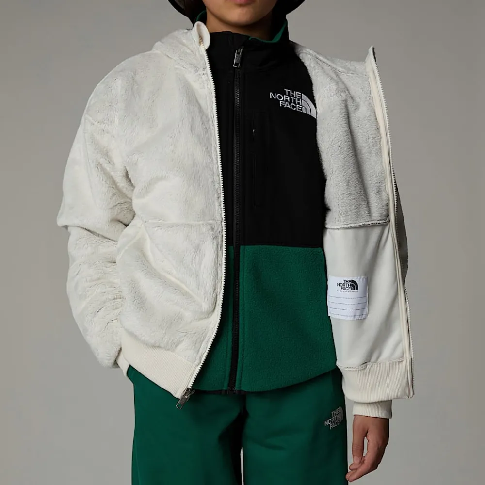 Chaqueta Polar Con Capucha Y Cremallera Integral Osito Para Niña-The North Face New