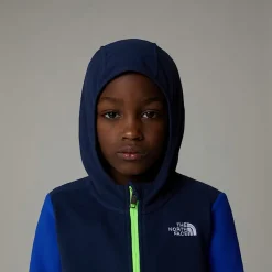 Chaqueta Polar Con Capucha Y Cremallera Integral Glacier Para Niños-The North Face Best