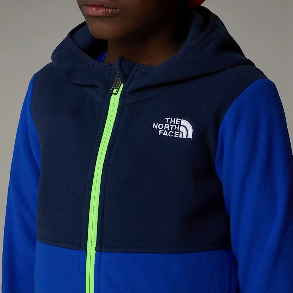 Chaqueta Polar Con Capucha Y Cremallera Integral Glacier Para Niños-The North Face Best