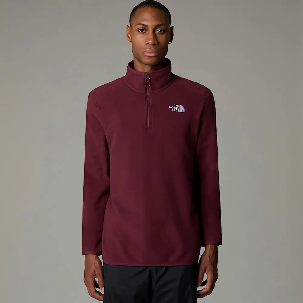 Forro Polar Con Cremallera De 1/4 Glacier 100 Para Hombre-The North Face