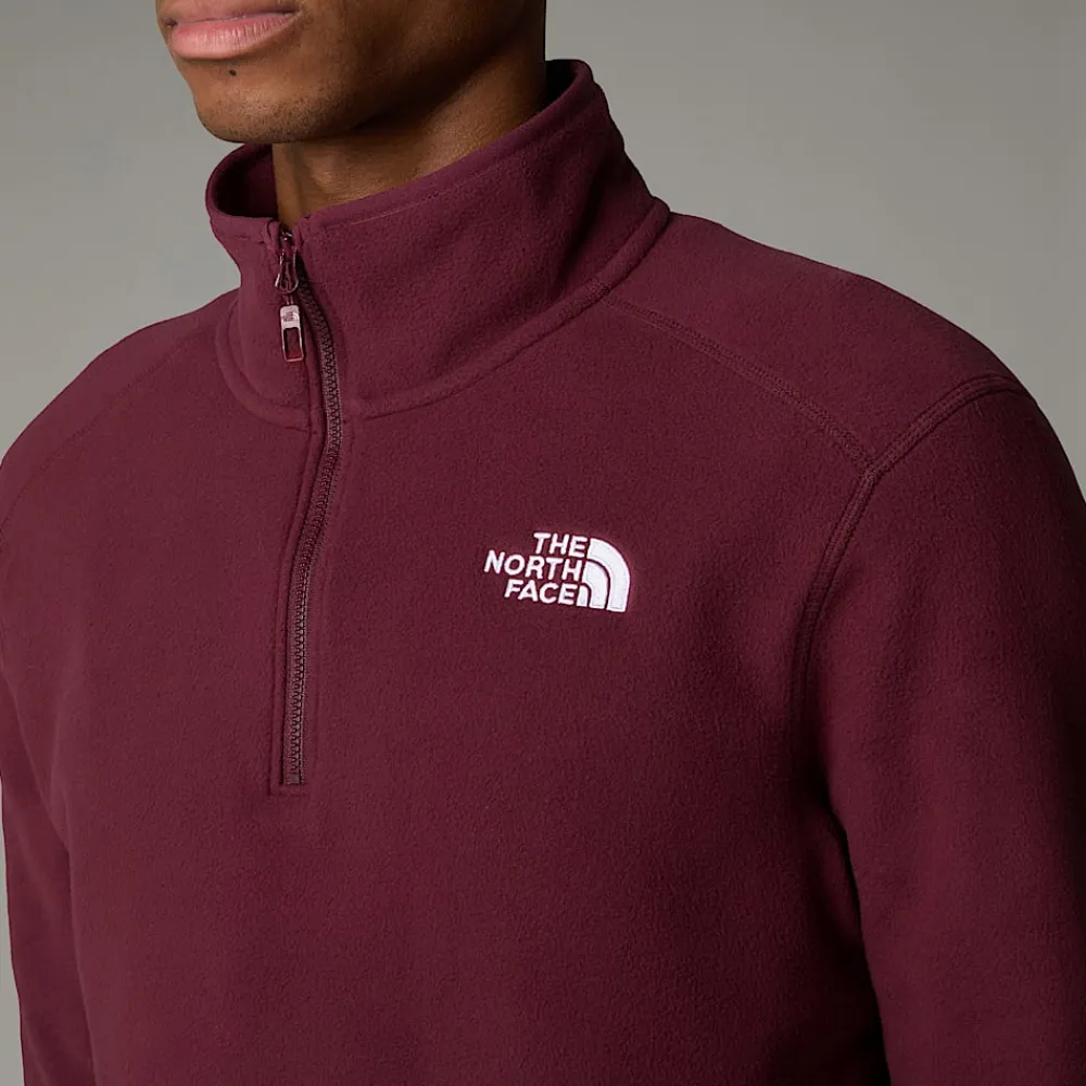 Forro Polar Con Cremallera De 1/4 Glacier 100 Para Hombre-The North Face