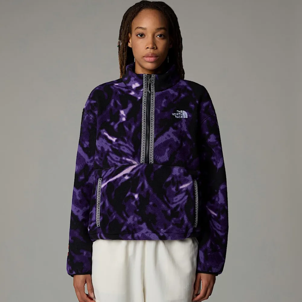 Forro Polar Con Cremallera De 1/4 TNF Fleeski Para Mujer-The North Face Sale