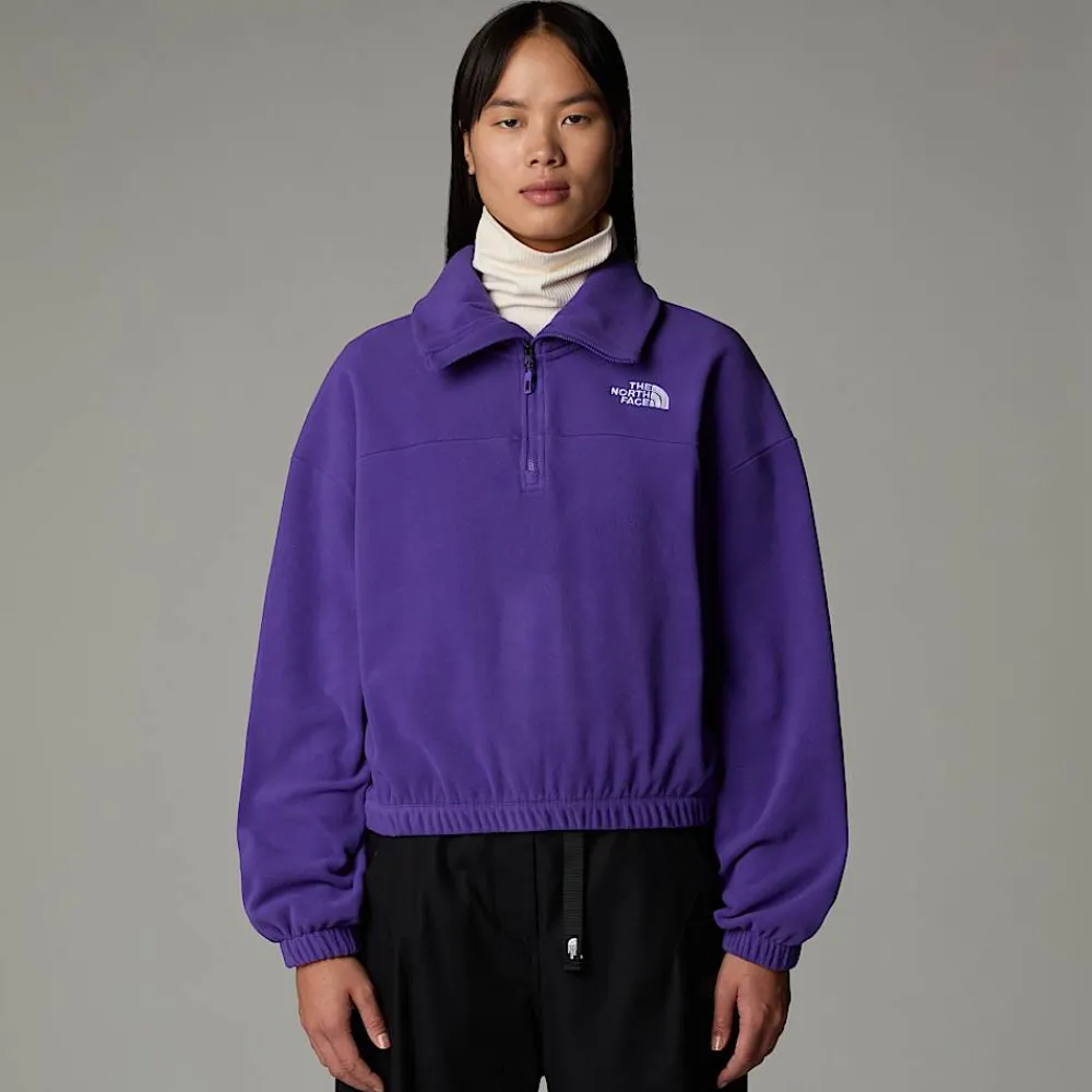 Forro Polar Con Cremallera De 1/2 Glacier 100 Para Mujer-The North Face Outlet