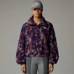 Forro Polar Estampado Con Cremallera De 1/4 Para Mujer-The North Face Outlet