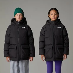 Parka Corta De Plumón Con Forro Polar North Para Jóvenes-The North Face Outlet