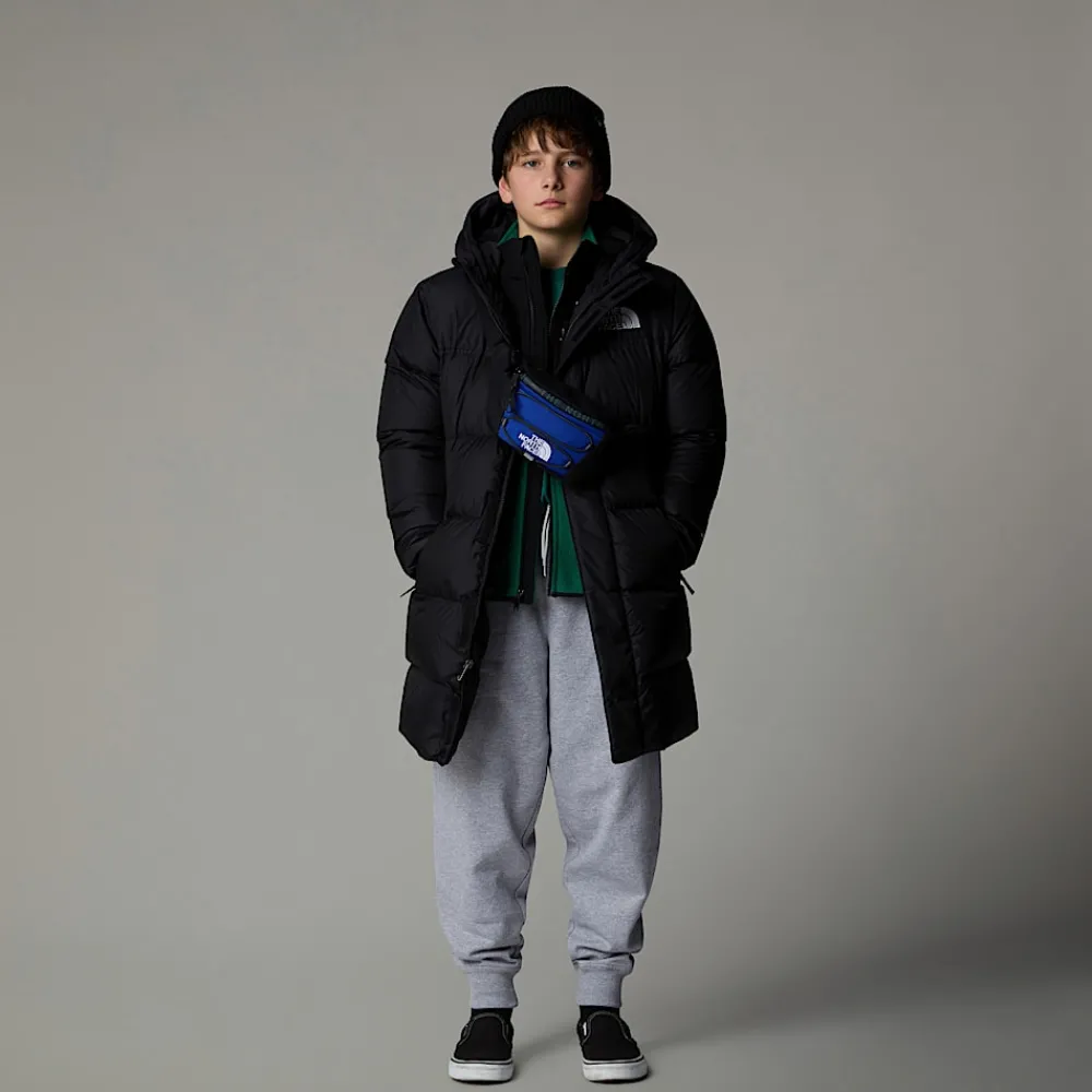 Parka Larga Nuptse Para Jóvenes-The North Face Clearance