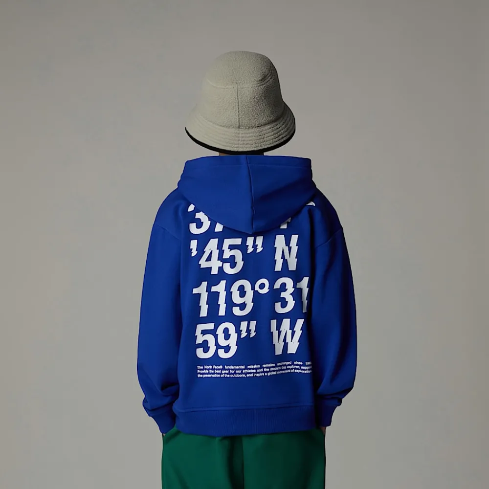 Sudadera Holgada Con Capucha Y Estampado Gráfico Coordinates Para Niño-The North Face Outlet