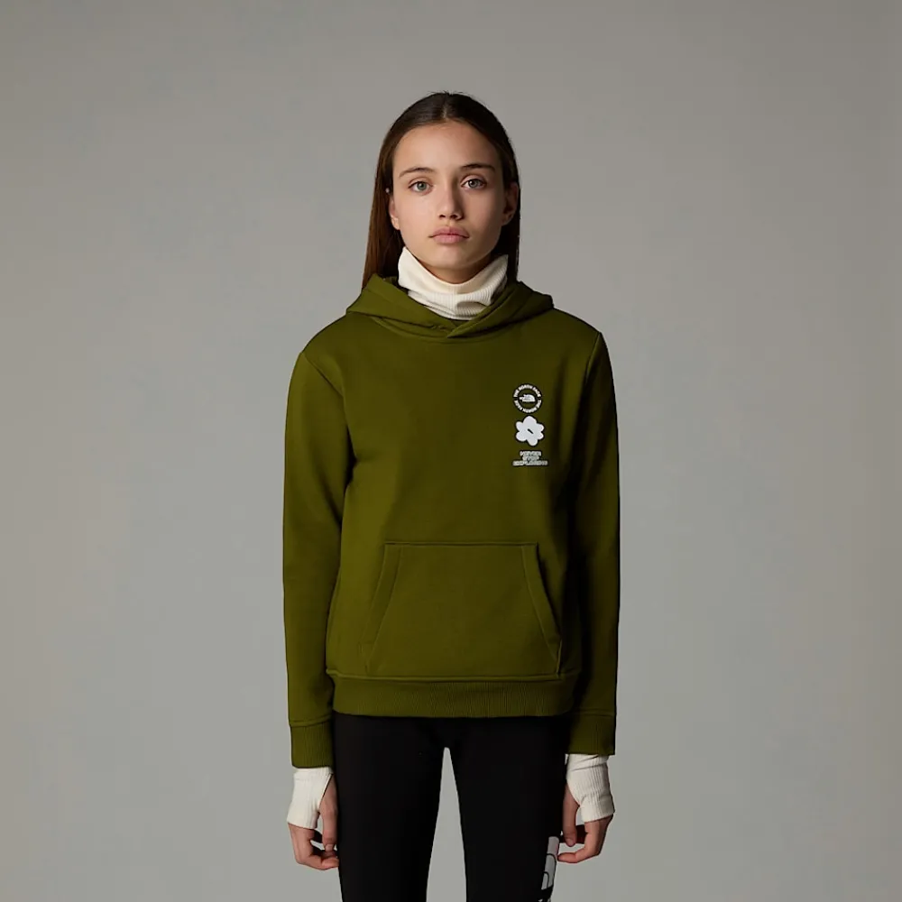 Sudadera Holgada Con Estampado Gráfico Flower Para Niña-The North Face