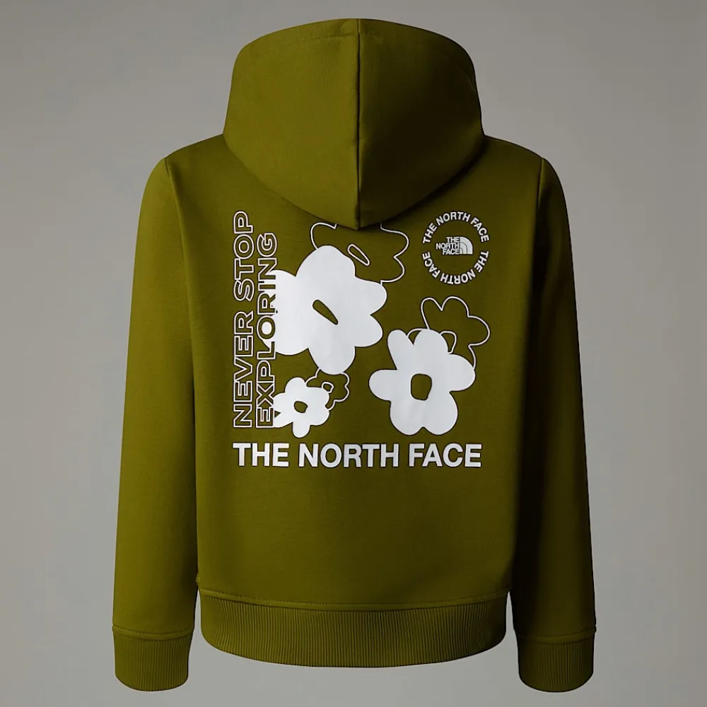 Sudadera Holgada Con Estampado Gráfico Flower Para Niña-The North Face