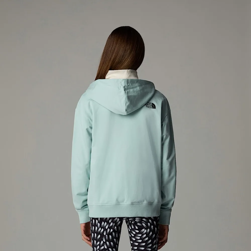 Sudadera Ligera Con Capucha Y Cremallera Integral Oversized Para Niña-The North Face New